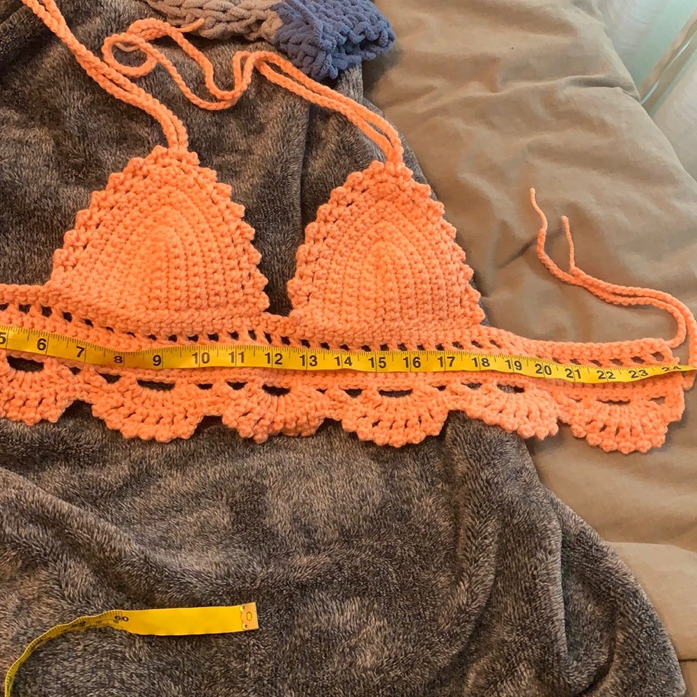 Hand crocheted top